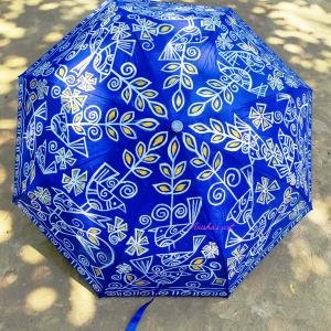 Hand-Painted Umbrella – Traditional Artistic Design | Unique & Colorful | Perfect for Festivals & Decor