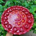 Hand-Painted Clay Diya Set – Traditional Bengal Art for Puja & Home Décor | Anisha’s Creation
